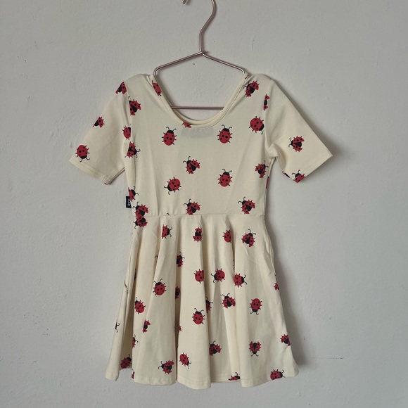 Rockyourkid Other - Rockyourkid Ladybug waisted dress short sleeve size 4